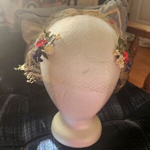 Floral Mesh Headband